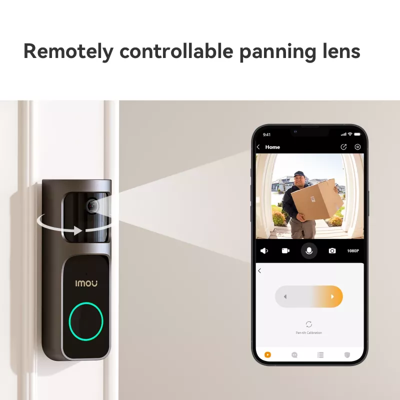 Imou Doorbell 2S Kit Negro 3 MP Inalámbrico Montaje en pared
