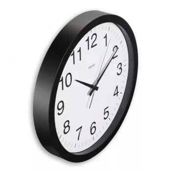Reloj de cuarzo Hama Aruba redondo negro, blanco