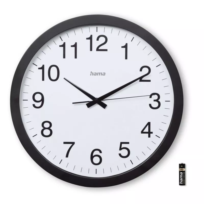Reloj de cuarzo Hama Aruba redondo negro, blanco
