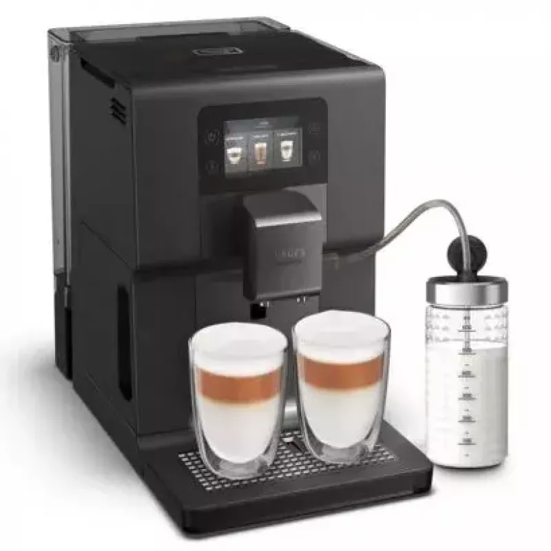 Cafetera espresso KRUPS EA875U, depósito de agua de 3 L, depósito de café de 250 g, Thermoblock, 1450 W