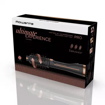 Cepillo de aire caliente Rowenta Ultimate Experience CF9625 Warm, negro, bronce, 750 W