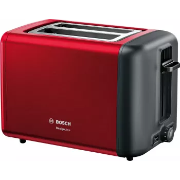 Bosch TAT3P424 tostadora 2 rebanadas 970 W negra, roja