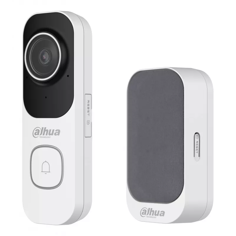 Dahua Technology VDKP01-WG timbre con videoportero negro, gris, blanco