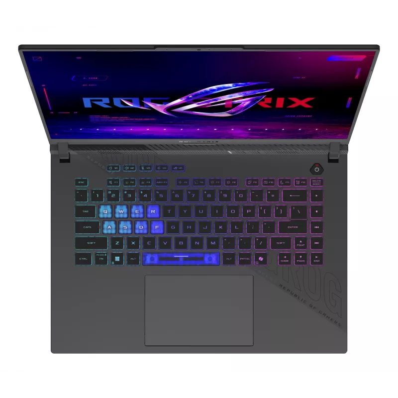 Portátil ASUS ROG Strix G16 G614PR-RV092W — AMD Ryzen 9 8940HX, 16 inch WUXGA, 16 GB DDR5, 1 TB SSD, RTX 5070 Ti, Wi‑Fi 6E, Windows 11