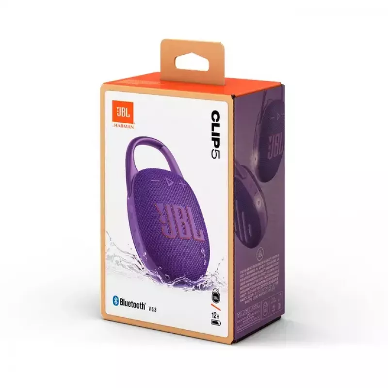 Altavoz portátil JBL Clip 5 violeta