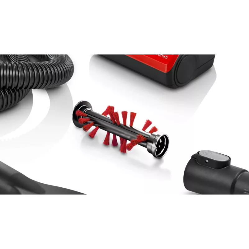 Aspirador de escoba Bosch BCS711PET/cepillo eléctrico batería en seco sin bolsa 0,3 L negro, rojo 3 Ah