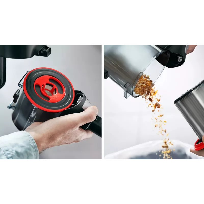 Aspirador de escoba Bosch BCS711PET/cepillo eléctrico batería en seco sin bolsa 0,3 L negro, rojo 3 Ah