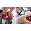 Aspirador de escoba Bosch BCS711PET/cepillo eléctrico batería en seco sin bolsa 0,3 L negro, rojo 3 Ah