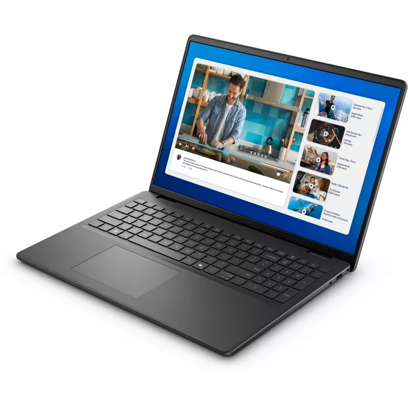 DELL DC16250 Intel Core 7 150U Portátil 40,6 cm (16 pulgadas) Full HD+ 16 GB DDR5-SDRAM 1 TB SSD Wi-Fi 6 (802.11ax) Windows 11 Home negro