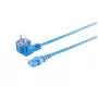 Microconnect MC-SCHUANGC13180B Cable de alimentación azul 1,8 m conector macho tipo E+F conector hembra C13