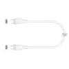 Cable de carga/datos USB-C a USB-C j5create JUCX17W, 60W, silicona líquida, 1,8 m, blanco