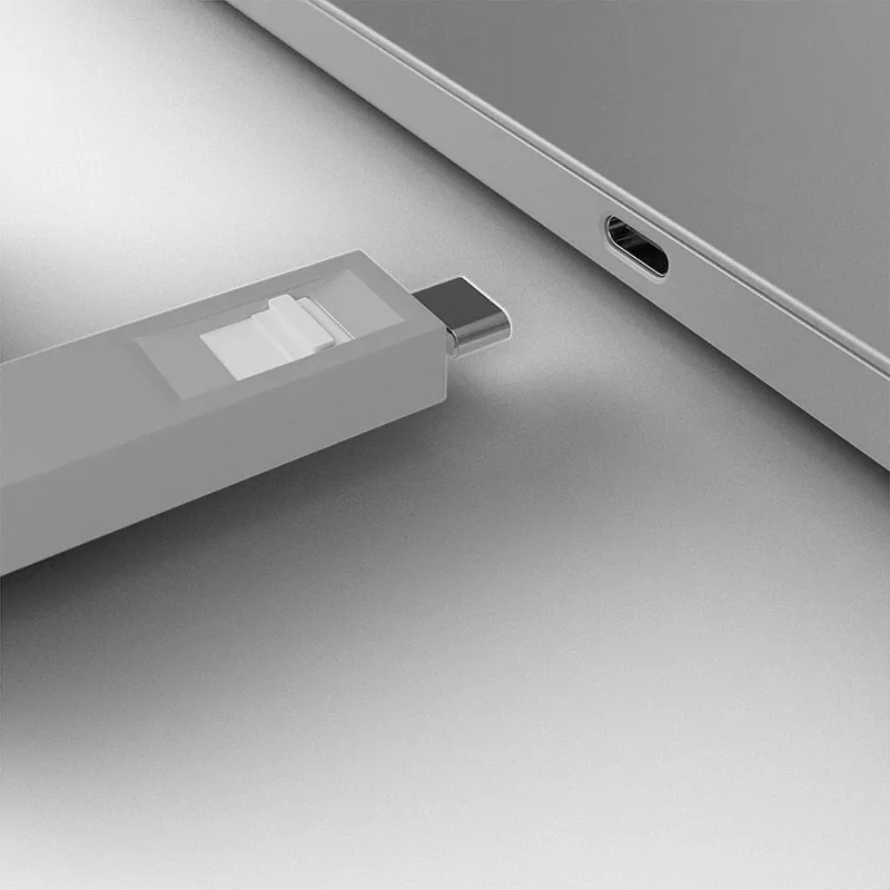 Lindy Llave para bloqueador de puerto USB Type-C - pack de 4 bloqueadores, blanco
