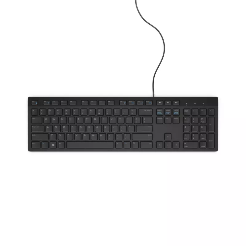 Teclado DELL KB216 Universal USB QWERTY UK International Negro