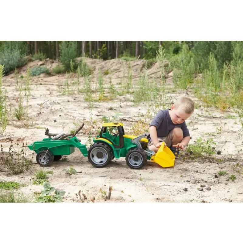 Tractor Lena GIGA TRUCKS ZL-02123 con pala y remolque