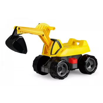 Excavadora montable Lena GIGA TRUCKS Excavator PRO 4 ruedas plástico acero