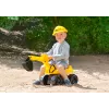 Excavadora montable Lena GIGA TRUCKS Excavator PRO 4 ruedas plástico acero
