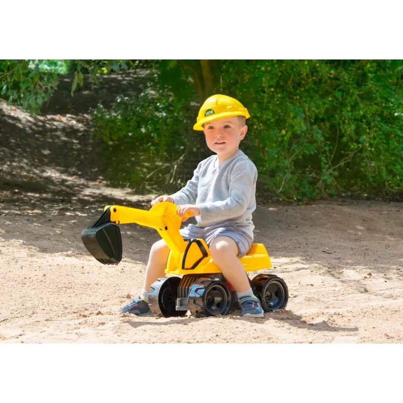 Excavadora montable Lena GIGA TRUCKS Excavator PRO 4 ruedas plástico acero