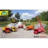 Excavadora montable Lena GIGA TRUCKS Excavator PRO 4 ruedas plástico acero