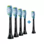 Philips Premium Plaque Defence HX9045/88 pack 4+1 recambios de cepillo 5 uds. Negro