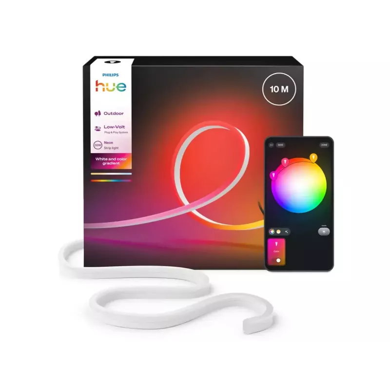 Iluminación inteligente Philips tira LED inteligente Bluetooth/Zigbee 30 W