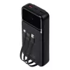 Batería externa portátil Rivacase VA2221 — 20000 mAh LiPo, PD 3.0 y QC 3.0, 3 conectores (1×A, 2×C), salida 22,5 W