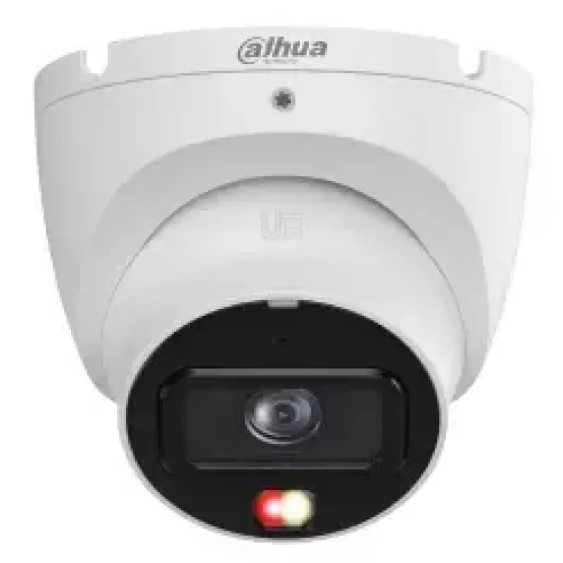 Cámara IP Eyeball Dahua IPC-HDW1839T-A-IL-0280B-S6-B, 8 MP, negra