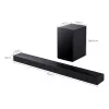 Barra de sonido TCL Q Q65H 5.1ch cine en casa, 580 W RMS, subwoofer activo inalámbrico 100 W, Dolby Atmos/DTS-X, negro