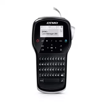 Rotuladora Dymo LabelManager 280 QWERTY con LCD, USB, Li-Ion, cinta D1 (máx. 12 mm)