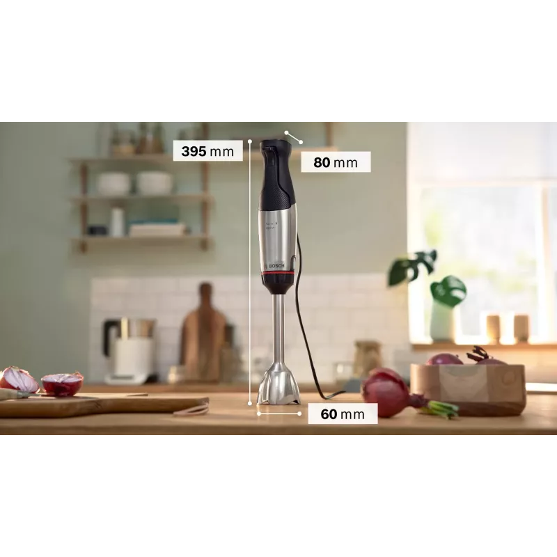Batidora de mano Bosch Serie 6 MSM6M621 0,5 L 1000 W Negro, Acero inoxidable