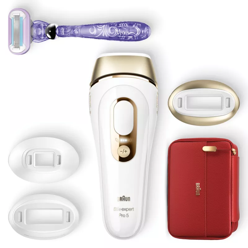 Braun Silk-expert Pro Silk·expert Pro 5 PL5267 luz pulsada intensa (IPL) Oro, Blanco