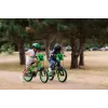 Bicicleta infantil HUFFY Minecraft 16 inch verde — cuadro de acero de 16 inch, transmisión de una velocidad, frenos de llanta delantero y trasero