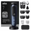 Afeitadora eléctrica BRAUN All-in-One AIO7580 – inalámbrica recargable, afeitado en húmedo y en seco, 120 min de autonomía, 21 ajustes de longitud, cuerpo completo