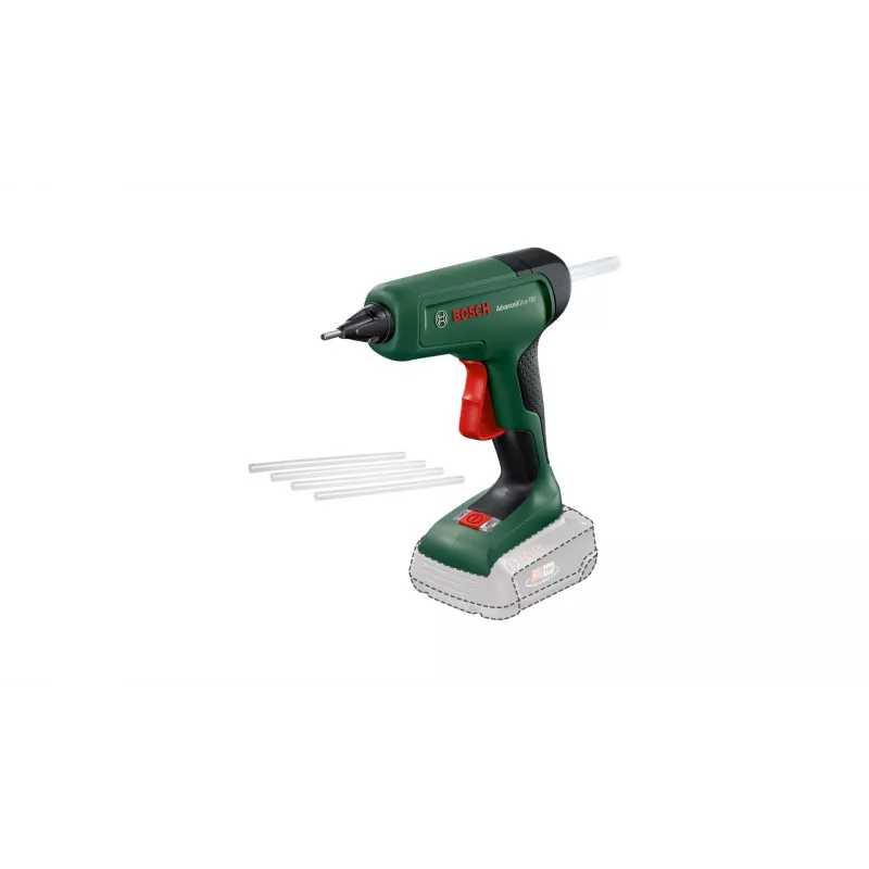 Pistola de cola caliente Bosch AdvancedGlue 18V inalámbrica para barras de cola de 11 mm