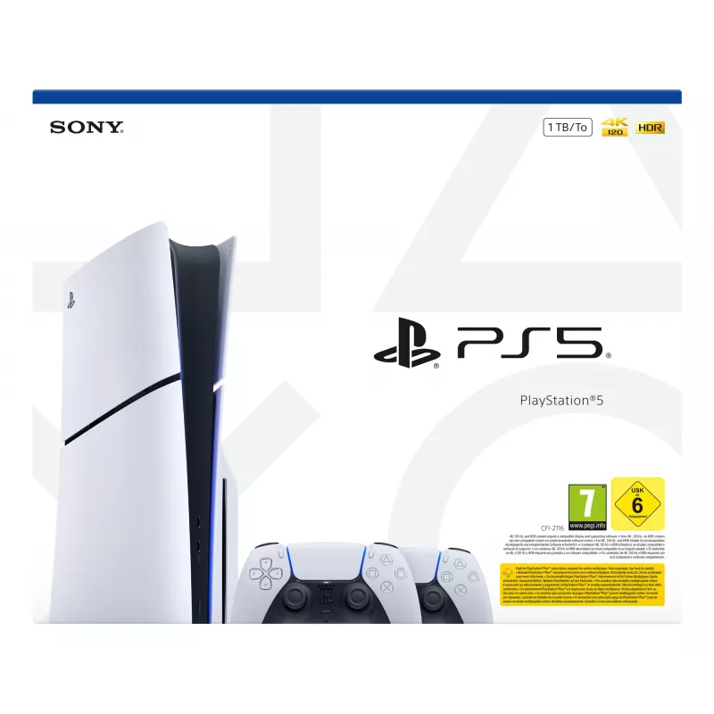 Sony 1000050116 consola de juegos 1 TB Wi-Fi negra, blanca