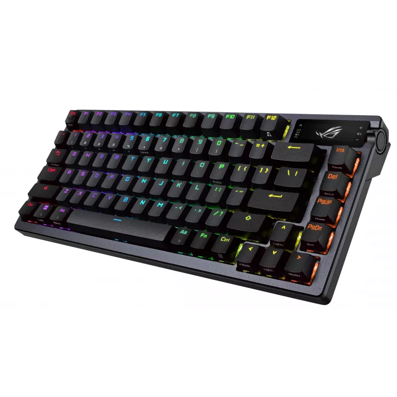 Teclado mecánico inalámbrico ASUS ROG Azoth negro — modelo 90MP0316-BKUA01, retroiluminación RGB