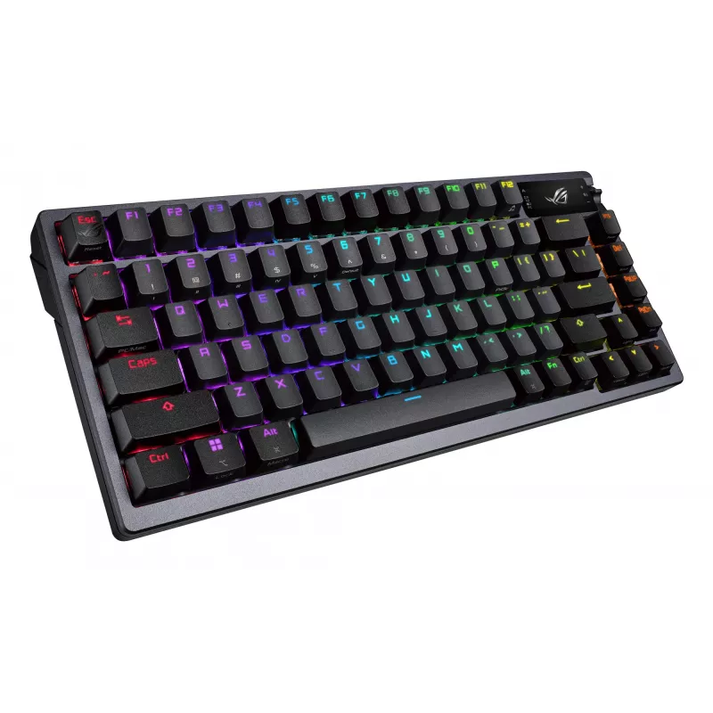 Teclado mecánico inalámbrico ASUS ROG Azoth negro — modelo 90MP0316-BKUA01, retroiluminación RGB