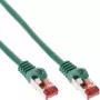 Latiguillo InLine S/FTP PiMF Cat.6 250MHz cobre libre de halógenos verde 1m
