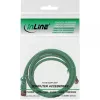 Latiguillo InLine S/FTP PiMF Cat.6 250MHz cobre libre de halógenos verde 1m