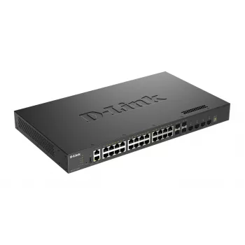 Switch administrado apilable L3 D-Link DXS-3410-32XY/E, 24x 10GBASE-T + 4x SFP+ + 4x SFP28