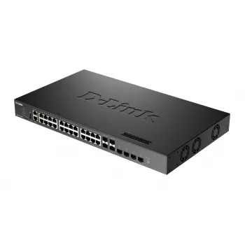 Switch administrado apilable L3 D-Link DXS-3410-32XY/E, 24x 10GBASE-T + 4x SFP+ + 4x SFP28