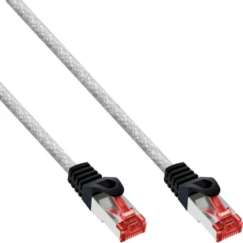 Cable de red InLine S/FTP PiMF Cat.6 250MHz PVC cobre transparente 20 m