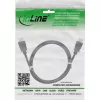 Cable HDMI InLine, HDMI High Speed con Ethernet, conector / conector, negro, 1m