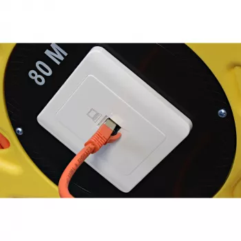 Tambor de cable LAN InLine, Cat.6A, S/FTP, 80m