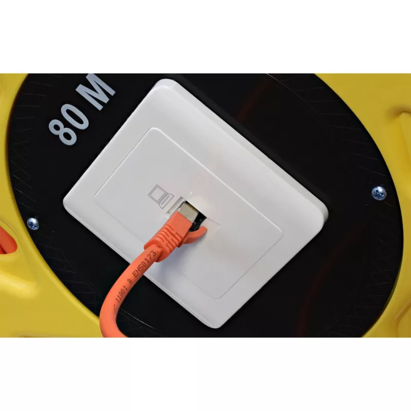 Tambor de cable LAN InLine, Cat.6A, S/FTP, 80m