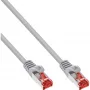 Cable de parcheo InLine S/FTP PiMF Cat.6 250MHz cobre libre de halógenos gris 20m