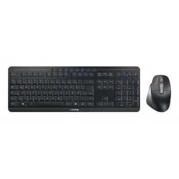 Teclado y ratón CHERRY Stream desktop ultimate Home/Office USB + RF Wireless + Bluetooth QWERTZ alemán negro