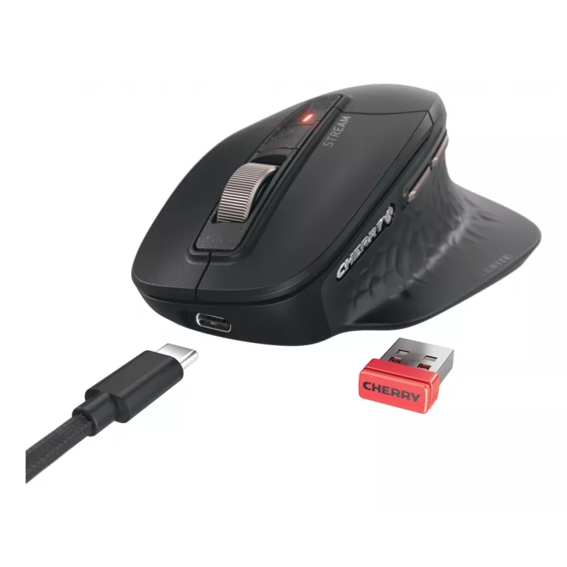 Teclado y ratón CHERRY Stream desktop ultimate Home/Office USB + RF Wireless + Bluetooth QWERTZ alemán negro