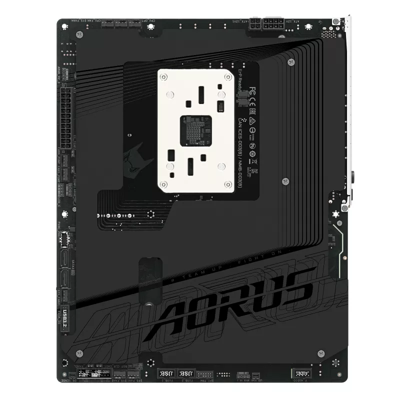 Placa base GIGABYTE B850 AORUS STEALTH — ATX, Socket AM5, AMD B850, DDR5 hasta 8200 MHz (OC), 14+2+2 VRM, 2xPCIe5.0, 2xPCIe4.0 M.2, Wi‑Fi 7, 5GbE