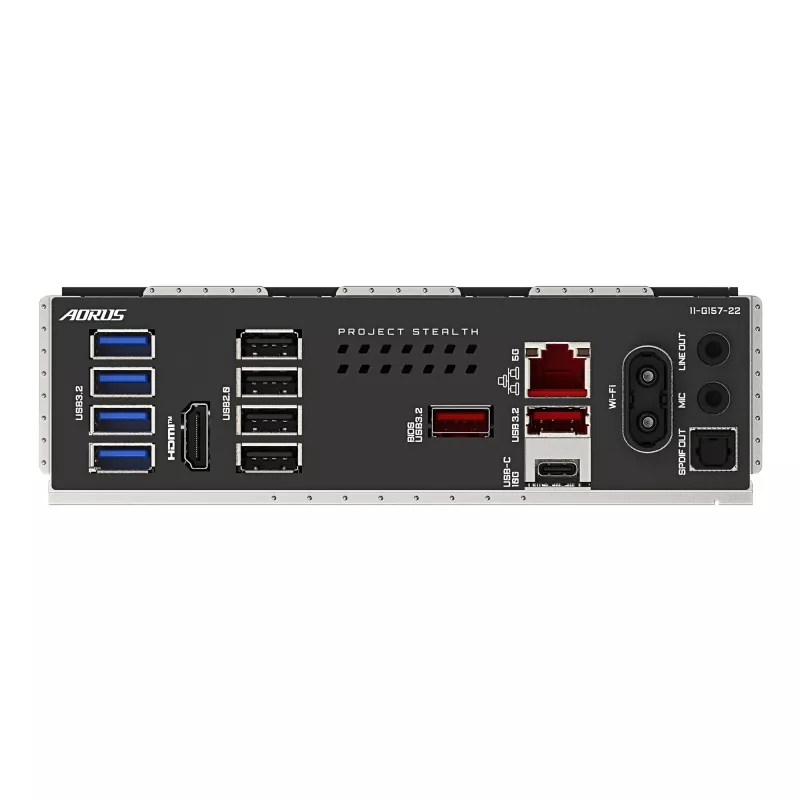 Placa base GIGABYTE B850 AORUS STEALTH — ATX, Socket AM5, AMD B850, DDR5 hasta 8200 MHz (OC), 14+2+2 VRM, 2xPCIe5.0, 2xPCIe4.0 M.2, Wi‑Fi 7, 5GbE