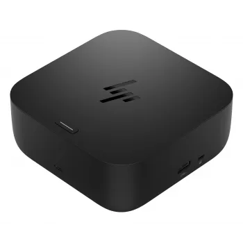 Base de acoplamiento HP USB-C 100W G6 Dock SmartBuy — USB-C 100W, negro azabache, 121×121×51 mm